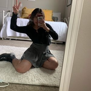 Gingham skirt